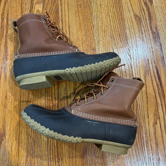 LL Bean Maine Hunting Duck Boots Men's 10W Gore-tex Thinsulate Lined Waterproof - Picture 2 of 11